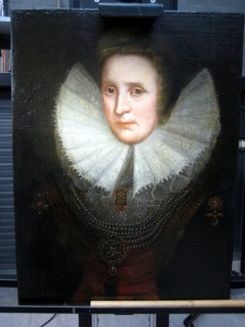 Elizabeth I. Test cleans retouched
