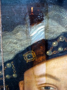 Henry VIII during cleaning