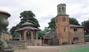 RESTO game larder and clock tower before restoration